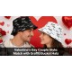 Couple's Embroidered Visor (Black & White)