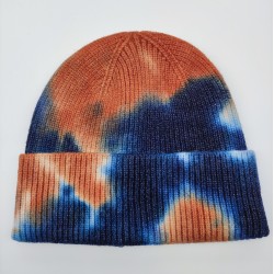 Tie-Dye Knitted Hat