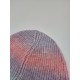 Knitted Cap With Bold Line Gradient Color Knitted Cap With Bold Line Gradient Color