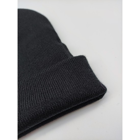 Versatile Embroidery Knit Woollen Hat Versatile Embroidery Knit Woollen Hat