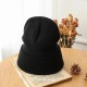 Versatile Embroidery Knit Woollen Hat Versatile Embroidery Knit Woollen Hat
