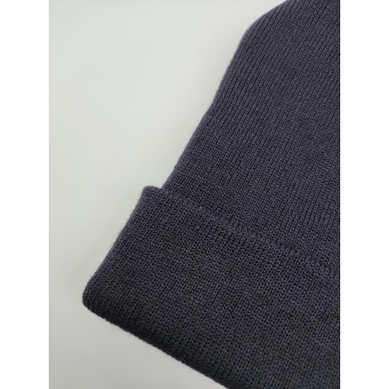 Versatile Embroidery Knit Woollen Hat Versatile Embroidery Knit Woollen Hat