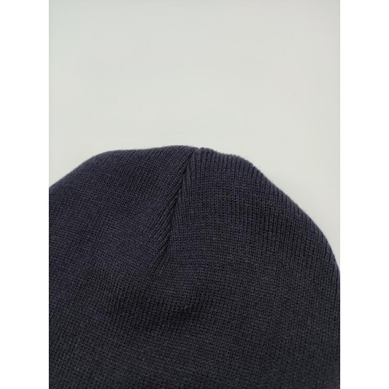 Versatile Embroidery Knit Woollen Hat Versatile Embroidery Knit Woollen Hat