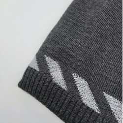 Cap With Reflective Knit Brim