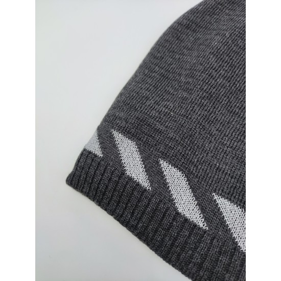 Cap With Reflective Knit Brim Cap With Reflective Knit Brim