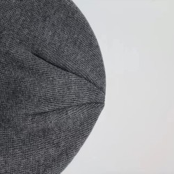 Cap With Reflective Knit Brim