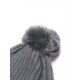 Add A Fluffy Ball Knit Cap Add A Fluffy Ball Knit Cap