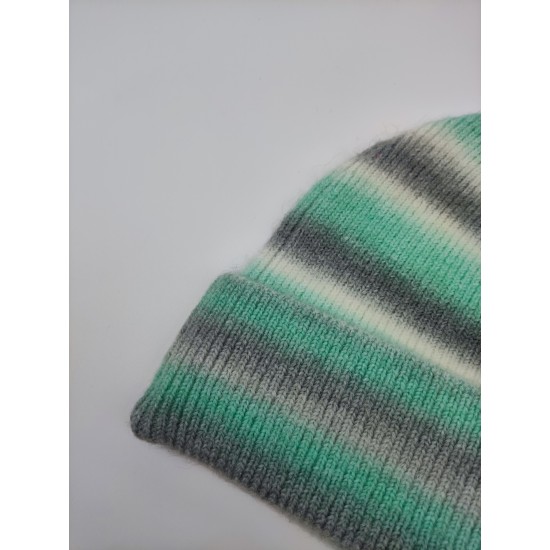 Thin Line Gradient Knitted Hat Thin Line Gradient Knitted Hat