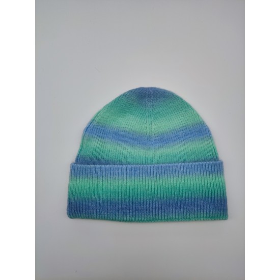 Thin Line Gradient Knitted Hat Thin Line Gradient Knitted Hat