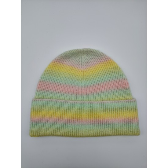 Thin Line Gradient Knitted Hat Thin Line Gradient Knitted Hat