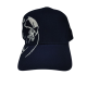 Navy blue skull embroidered baseball cap Navy blue skull embroidered baseball cap