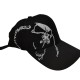 Black Skull Embroidered Baseball Cap Black Skull Embroidered Baseball Cap