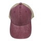 Red do old washed cotton solid color light plate mesh cap baseball cap Red do old washed cotton solid color light plate mesh cap baseball cap