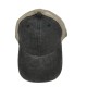 Black Do Old Washed Cotton Solid Color Light Plate Mesh Cap Baseball Cap Black Do Old Washed Cotton Solid Color Light Plate Mesh Cap Baseball Cap