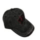 Black W Letter Embroidered Duck Cap Black W Letter Embroidered Duck Cap