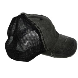 Black Fashion Wash Cotton Duck Tongue Sun Shade Baseball Cap