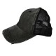 Black Fashion Wash Cotton Duck Tongue Sun Shade Baseball Cap Black Fashion Wash Cotton Duck Tongue Sun Shade Baseball Cap