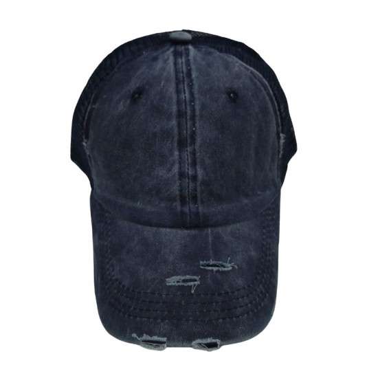 Blue Fashion Washed Cotton Duck Tongue Sun Shade Baseball Cap Blue Fashion Washed Cotton Duck Tongue Sun Shade Baseball Cap