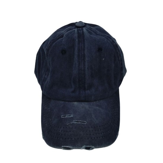 Solid navy blue baseball cap Solid navy blue baseball cap