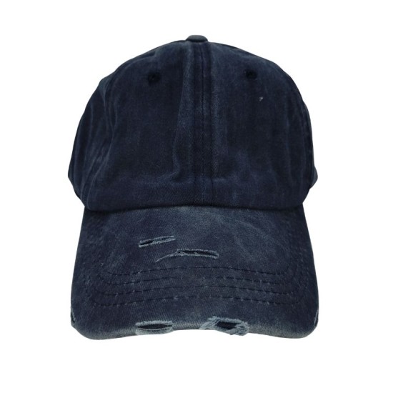 Solid navy blue baseball cap Solid navy blue baseball cap