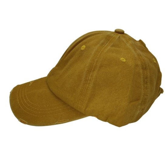 Yellow solid baseball cap Yellow solid baseball cap