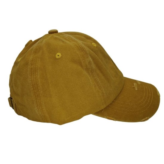 Yellow solid baseball cap Yellow solid baseball cap