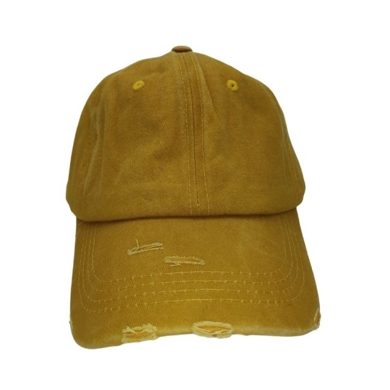Yellow solid baseball cap Yellow solid baseball cap