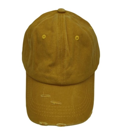 Yellow solid baseball cap Yellow solid baseball cap