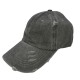 Gray solid color baseball cap Gray solid color baseball cap