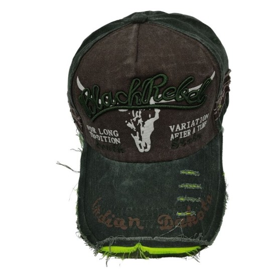Blue Old Bullhead Baseball Cap