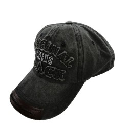 Black Original Black Washed Cowboy Baseball Cap