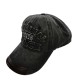 Black Original Black Washed Cowboy Baseball Cap Black Original Black Washed Cowboy Baseball Cap