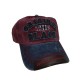 Red original black washed Cowboy baseball cap Red original black washed Cowboy baseball cap