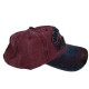 Red original black washed Cowboy baseball cap Red original black washed Cowboy baseball cap