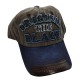 Gray original black washed Cowboy baseball cap Gray original black washed Cowboy baseball cap