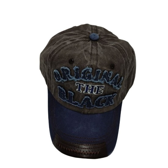Gray original black washed Cowboy baseball cap Gray original black washed Cowboy baseball cap
