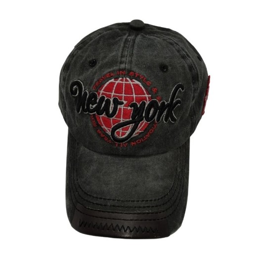 Baseball Cap With Black Letters Baseball Cap With Black Letters