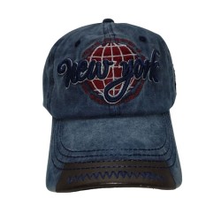 Blue Lettering Baseball Cap