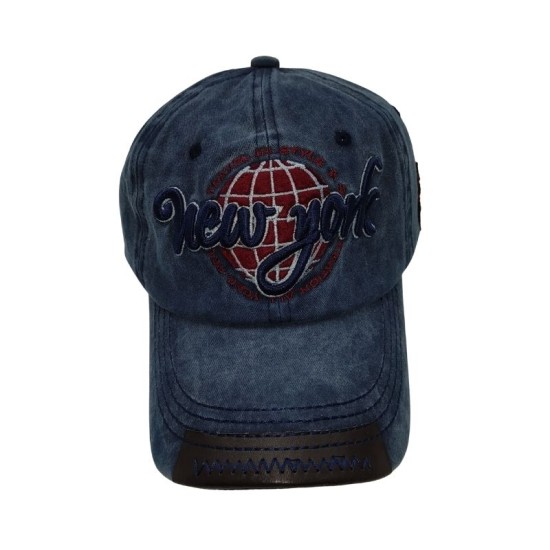 Blue Lettering Baseball Cap