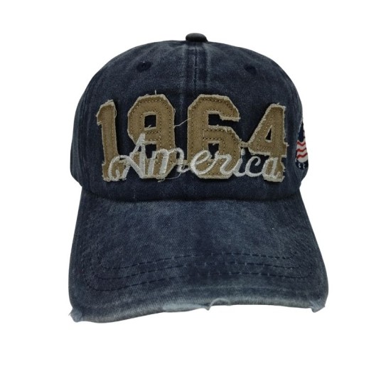 Blue 1964 Baseball Cap