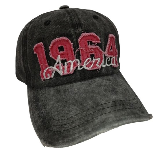 Black 1964 Baseball Cap Black 1964 Baseball Cap