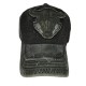 Black Cloth Bullhead Baseball Cap