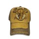 Yellow cloth bullhead baseball cap Yellow cloth bullhead baseball cap