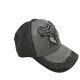Grey cloth bullhead baseball cap Grey cloth bullhead baseball cap
