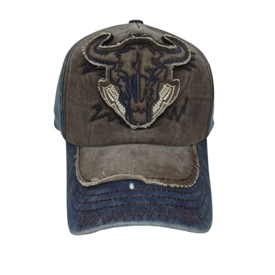 Blue Cloth Bullhead Baseball Cap Blue Cloth Bullhead Baseball Cap