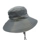 Grey Breathable Fisherman Hat