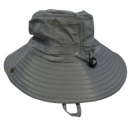 Grey Breathable Fisherman Hat