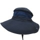 Dark Blue Breathable Fisherman Hat