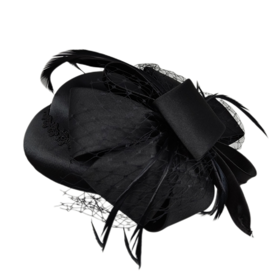 Black English Jockey Club Small Bowler Hat Black English Jockey Club Small Bowler Hat