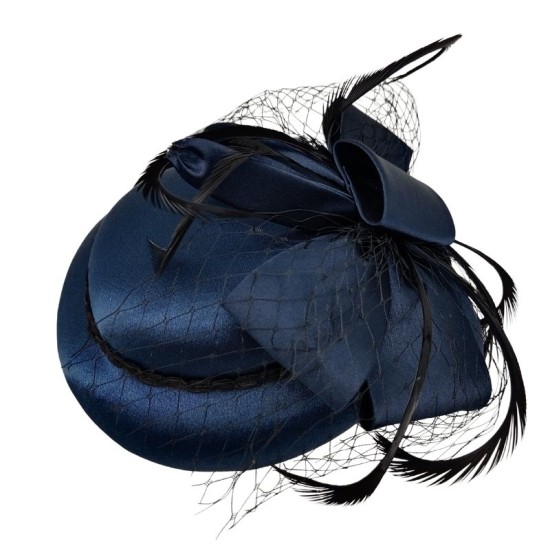 Blue English Jockey Club Small Bowler Hat Blue English Jockey Club Small Bowler Hat